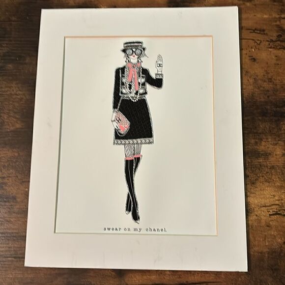 VERRIER HANDCRAFTED
New York City 11"X14" SWEAR ON MY CHANEL WHITE MAT - Picture 6 of 8